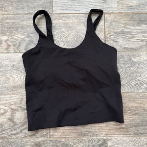 Glow Up Tank in Black